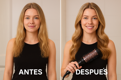 Cepillo Térmico 3 en 1 - Rizador y Voluminizador Profesional